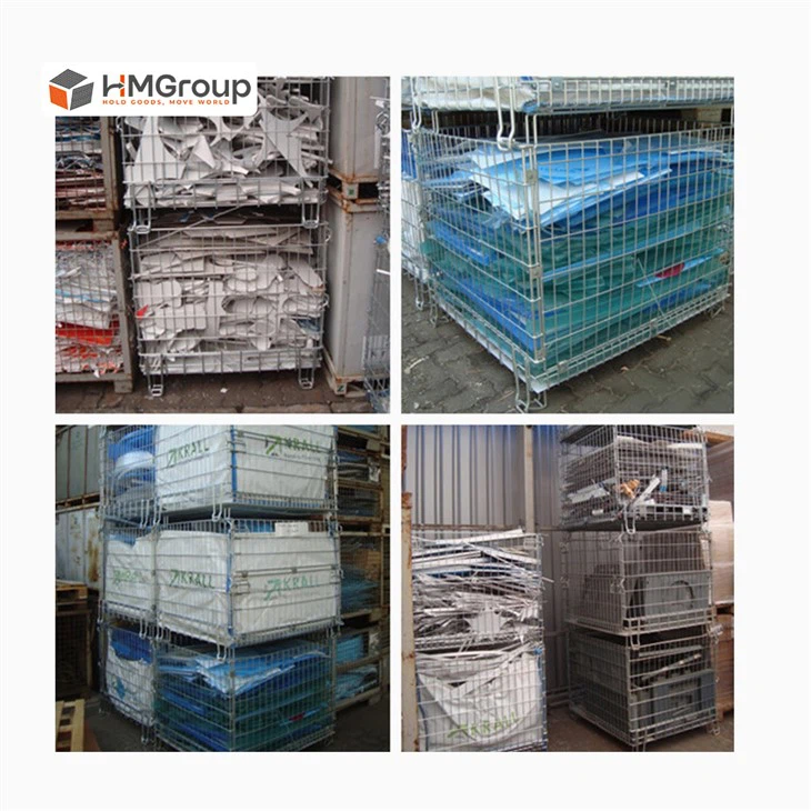 folding metal container Used in the recycling industry