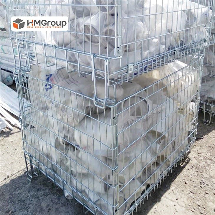 फ़ोल्ड करने योग्य जाल कंटेनर