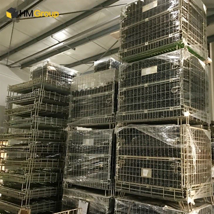 Wine bottle storage wire containers