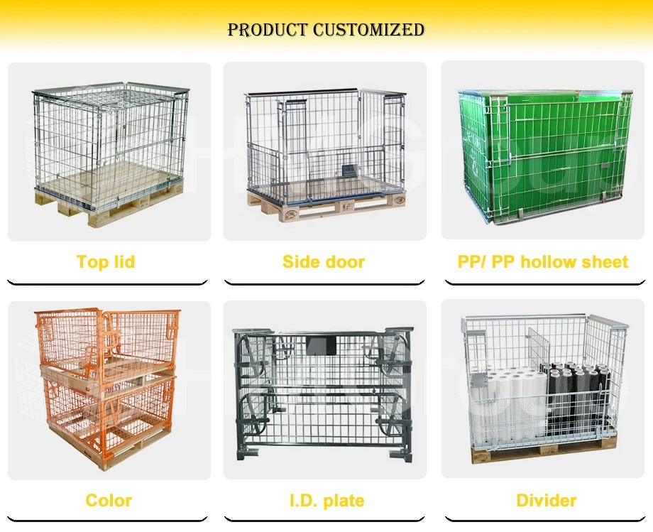 galvanized steel pallet cage